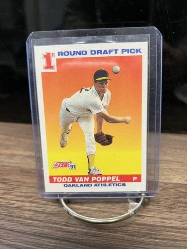 Todd Van Poppel 1991 Score 1ST Round Draft Pick RC #389 Oakland Athlet