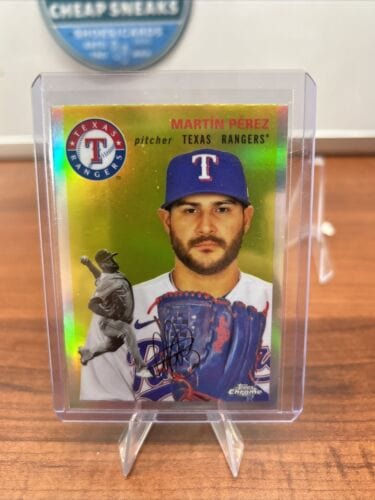 Martin Perez 2023 Topps Chrome Platinum Anniversary Slv Refractor #387