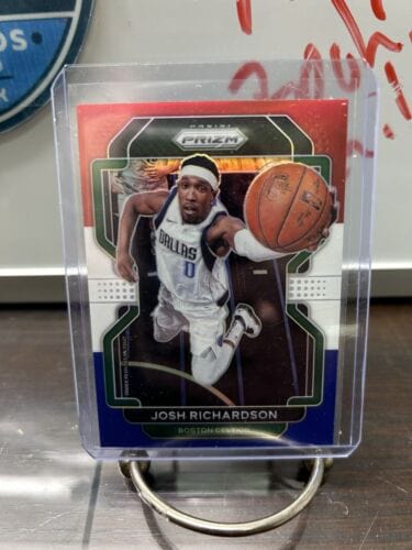 Josh Richardson 2021-22 Panini Select Prizm Red White Blue #161 Boston