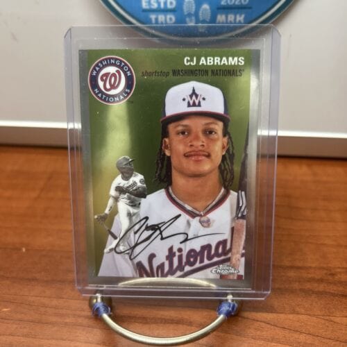 CJ Abrams 2023 Topps Chrome Platinum Anniversary # 319 Washington Nati