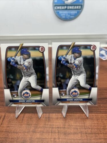 Mark Vientos (RC) 2023 Bowman Rookie Baseball Card  #55 NY Mets + Bonu
