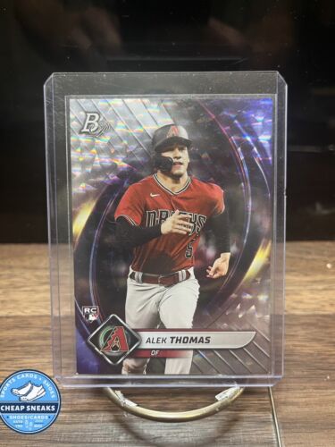 2022 Bowman Platinum Ice Foil Baseball #67 Alek Thomas RC Arizona Diam