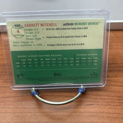 Garrett Mitchell RC 2023 Topps Chrome Platinum Anniversary Milwaukee B