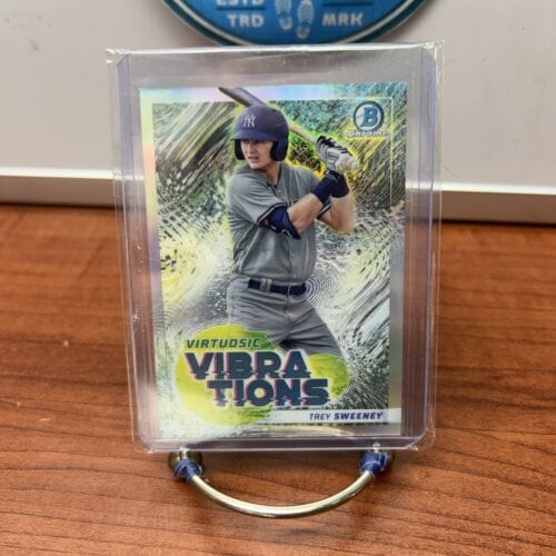 2022 Bowman Virtuosic Vibrations #VV-3 Trey Sweeney New York Yankees