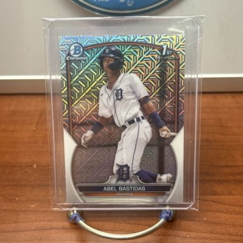 Abel Bastidas - 2023 Bowman Chrome 1st Mega Box Mojo Refractor #BCP-11