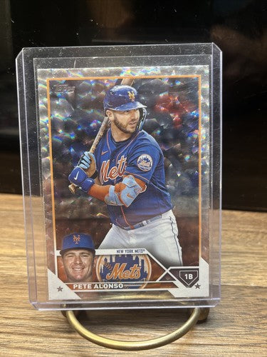 2023 Topps Series 1 PETE ALONSO Super Box Silver Patterned Foilboard M
