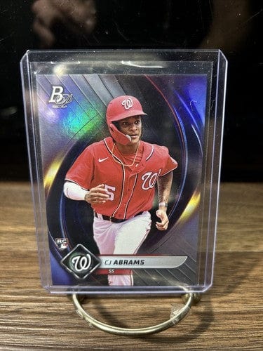 2022 Bowman Platinum CJ Abrams Rookie Card #14 Washington Nationals-SS