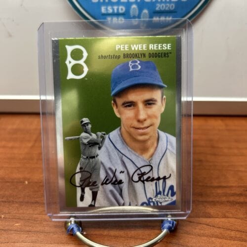 Pee Wee Reese 2023 Topps Chrome Platinum Anniversary Dodgers Card #458