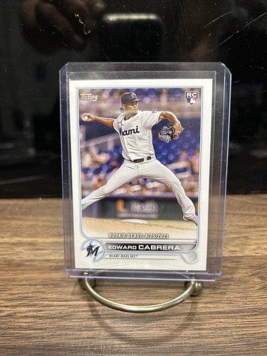 2022 Topps Baseball Update Series Rookie Debut  Edward Cabrera RC Base