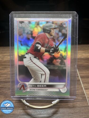 Seth Beer (RC) 2022 Topps Chrome Silver Refractor Rookie Card #186 Dia