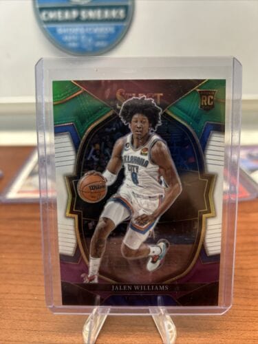 2022-23 Panini Select JALEN WILLIAMS RC Rookie SP - Green White Purple