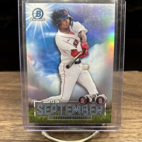 Ceddanne Rafaela 2023 Bowman Chrome Sights On September Insert 🔥Bos