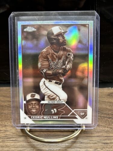2023 TOPPS CHROME CEDRIC MULLINS SEPIA REFRACTOR #68 ORIOLES