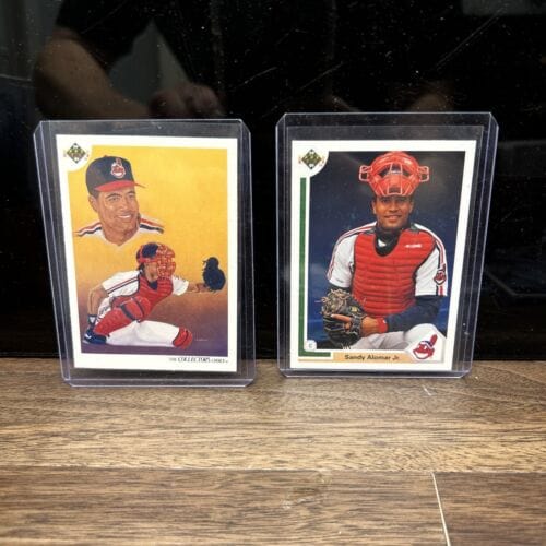 Sandy Almost Jr Cleveland Indians Lot(2) 1991 Upper Deck #46,#144