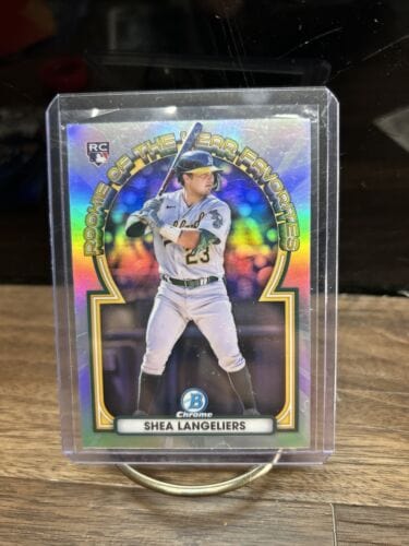 SHEA LANGELIERS 2023 Bowman Chrome RC Rookie of the Year Favorites ROY
