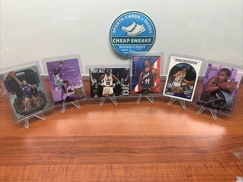Utah Jazz HOF Lot Karl Malone, John Stockton 93-94/94-95 Fleer Ultra 2