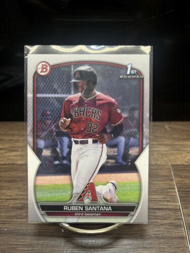 2023 Bowman Paper Base 1st Bowman #BP-42 Ruben Santana - Arizona Diamo