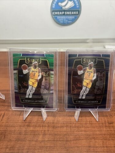 Carmelo Anthony 2021-22 Panini Select #31 Tri Color Prizms Lakers+ Bon