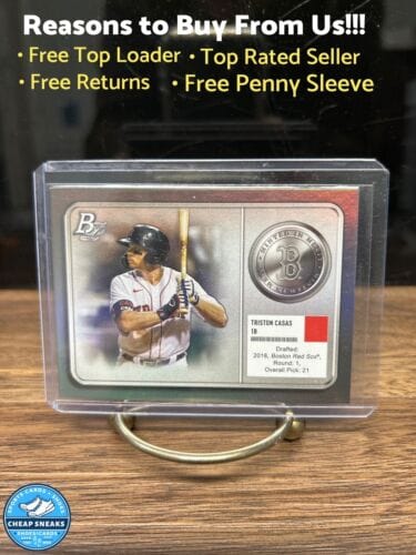 TRISTON CASAS RC - 2022 BOWMAN PLATINUM MINTED IN MERIT INSERT CARD #M