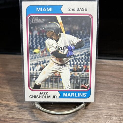 2023 Topps Heritage Jazz Chisholm Jr. Miami Marlins #14