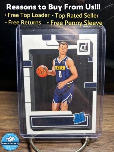 Denver Nuggets 2022 Panini Donruss Christian Braun Rated Rookie Base #