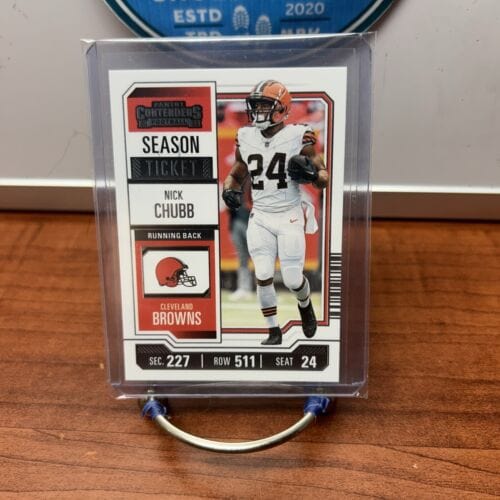2023 Contenders Base Season Ticket #26 Nick Chubb  - Cleveland Browns