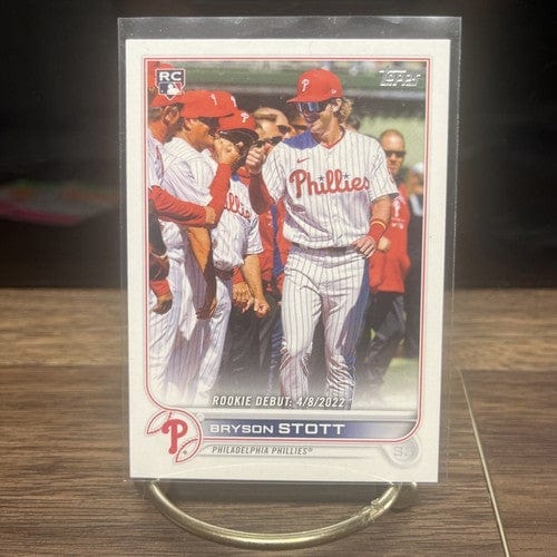 BRYSON STOTT RC 2022 TOPPS UPDATE ROOKIE DEBUT PHILADELPHIA PHILLIES #