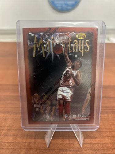 1997 Topps Finest Mainstays- Robert Parish #207- Chicago Bulls- NBA-EX