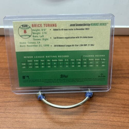 Brice Taurang RC 2023 Topps Chrome Platinum Anniversary Milwaukee Brew