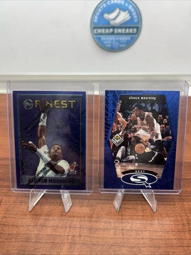 Alonzo Mourning 1995-96 Topps Finest With Cover #247 Miami Heat+ Bonus