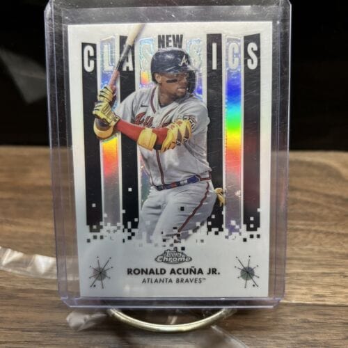 2022 Topps Chrome Baseball Ronald Acuna NC-3 New Classics Refractor