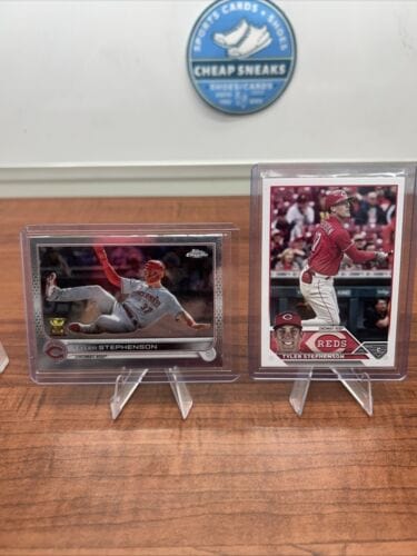 Tyler Stephenson 2022 Topps Chrome Gold Rookie Cup  Reds #63 + Bonus C