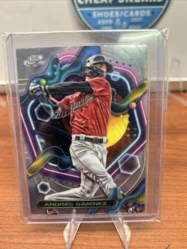 Andres Gimenez 2023 Topps Cosmic Chrome Baseball #140 Cleveland Guardi