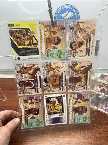 Los Angeles Lakers Team Lot (18) 92-93,93-94 Fleer Ultra Nick Van Exce