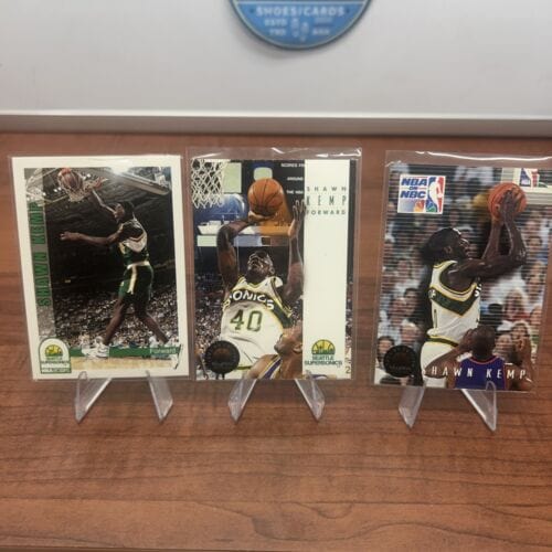 Shawn Kemp 1992 NBA Hoops #216+ 1093 Sky Box #17 #169 SuperSonics/Thun