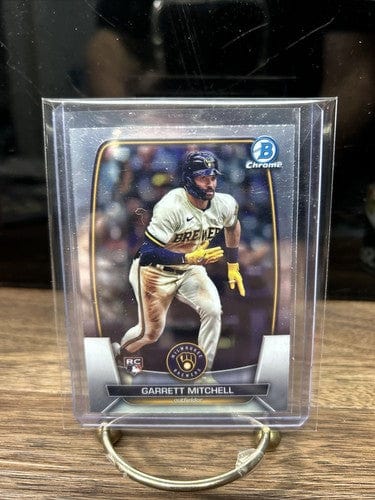 2023 Bowman Chrome Base #3 Garrett Mitchell RC Milwaukee Brewers