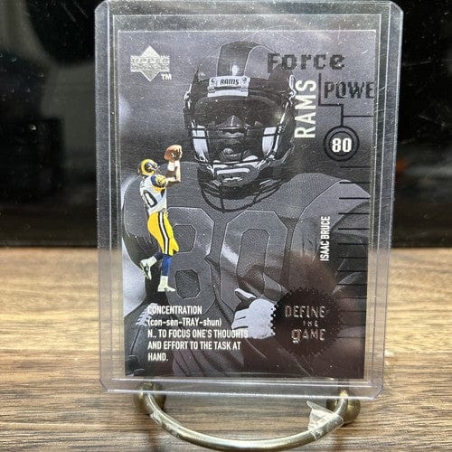 1998 Upper Deck Define the Game Silver #DG23 Isaac Bruce  Rams