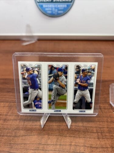 2022 Topps Pete Alonso Jacob deGrom Francisco Lindor Perforated No. TP