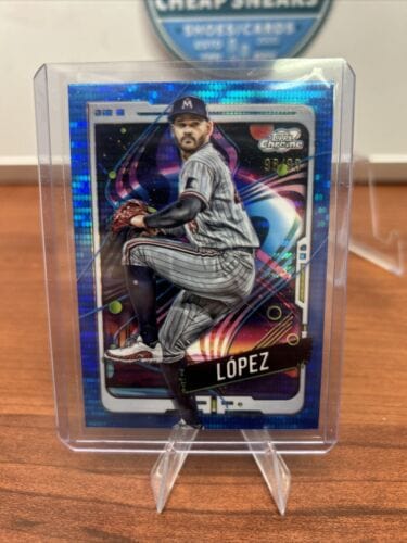 Pablo Lopez 2024 Topps Cosmic Chrome BLUE 98/99