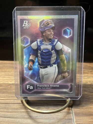 Francisco Alvarez 2022 Bowman Platinum Precious Elements Prospect Card