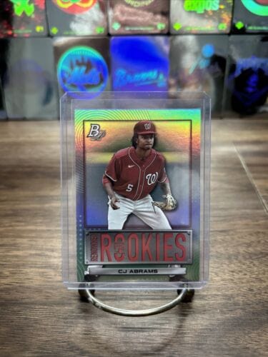 CJ Abrams Washington Nationals 2022 Bowman Platinum Renowned ROOKIES R