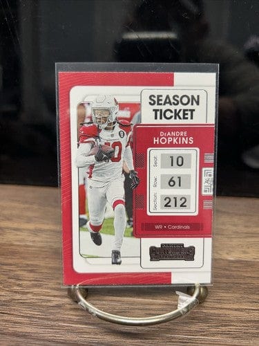 DeAndre Hopkins 2021 Panini Contenders Football Season Ticket No. 2