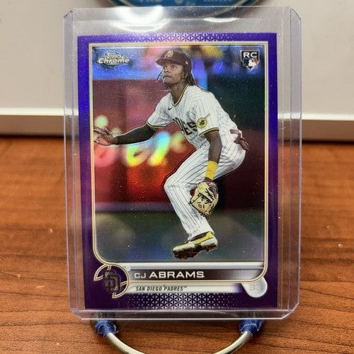 CJ Abrams 2022 Topps Chrome Update Rookie Purple #USC3 Padres,National