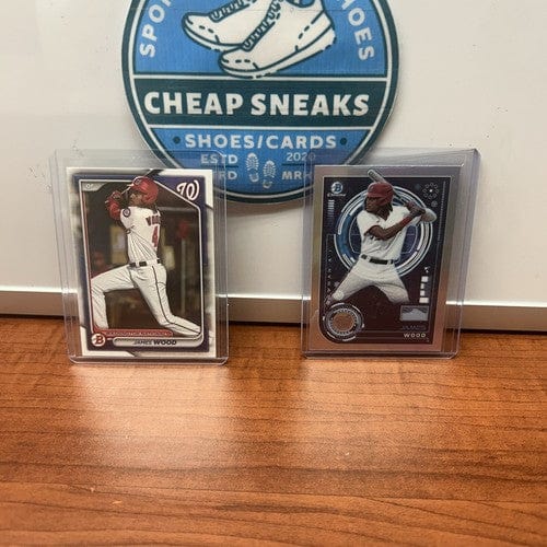 James Wood 2024 Bowman Lot (2) 2024 Bowman Prospect Base BP-91+ Bowman