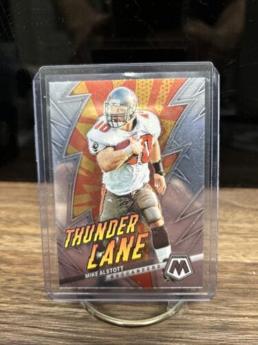 MIKE ALSTOTT 2023 Panini MOSAIC Football THUNDER LANE #TL-MA Tampa Bay