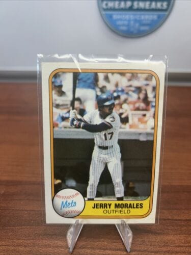 1981 Fleer #338 Jerry Morales New York Mets