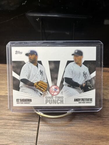 2023 Topps Series 1 Blue One-Two Punch CC Sabathia Andy Pettitte Inser