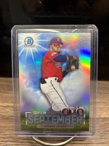 George Valera Rookie 2023 Bowman Chrome #SOS-9 Sights on September Gua