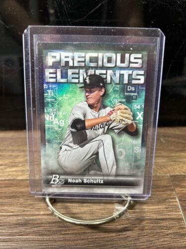 2023 Bowman Platinum Precious Elements #PE-25 Noah Schultz Chicago Whi