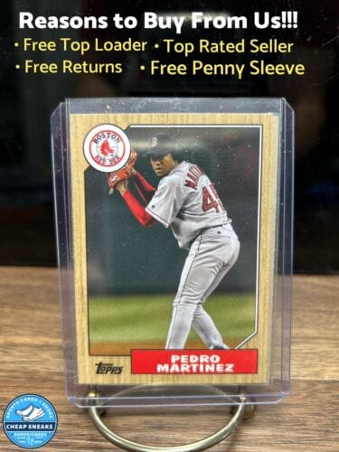 2022 Topps Archives - 1987 Topps Design #231 Pedro Martinez Boston Red